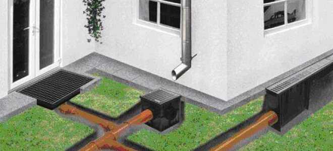 Ливневая канализация в частном доме своими руками