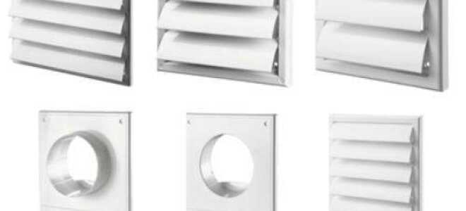 Для чего нужны решетки для вентиляции, варианты их исполнения