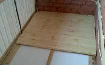 Как самостоятельно утеплить пол на лоджии