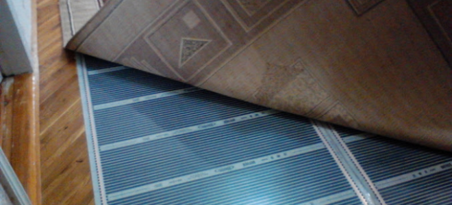 Мобильный теплый пол под ковер: виды, технология монтажа и отзывы