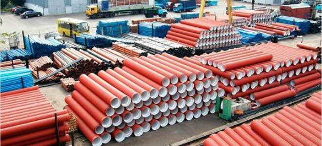 Трубы для ливневой канализации: особенности, характеристики, правила выбора