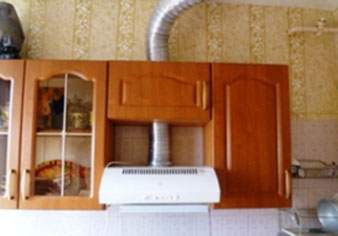 Восстановленная вентиляция на кухне