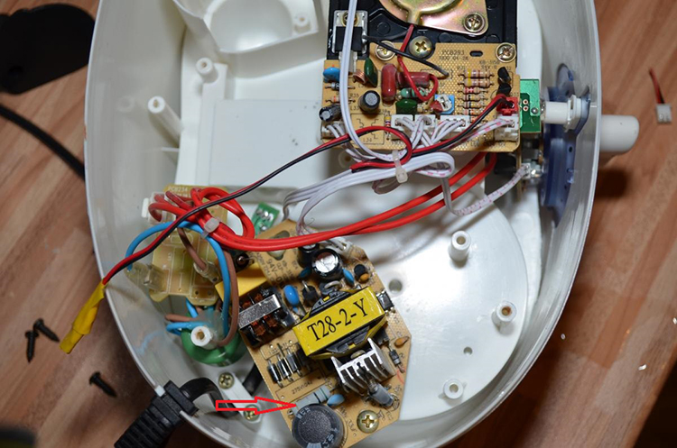 разобранный увлажнитель