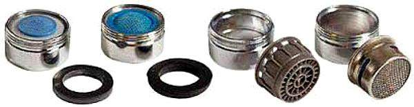 Виды аэраторов по материалу изготовления