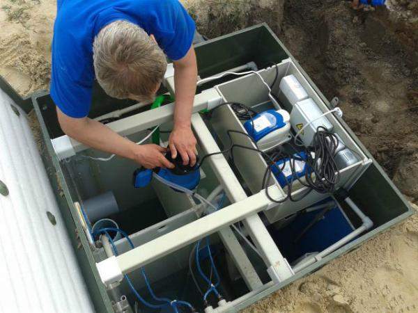 Электрическое подключение септика
