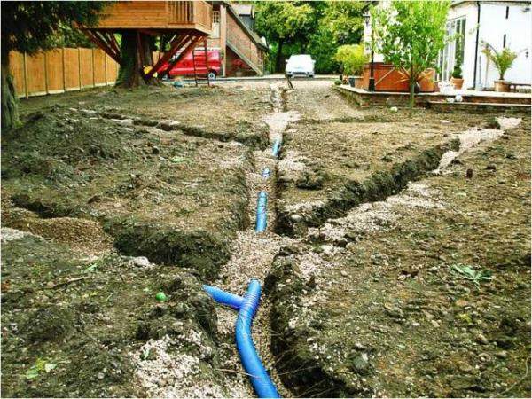 взаимодействие пластового и трубчатого дренажей