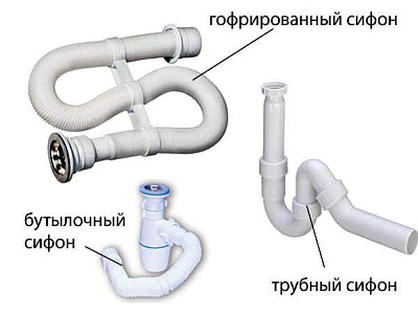 Некоторые виды сифонов Некоторые виды сифонов