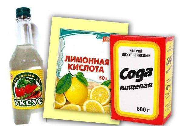 Пищевая сода и уксус Пищевая сода и уксус