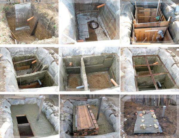 Верхняя часть выгребной ямы Верхняя часть выгребной ямы