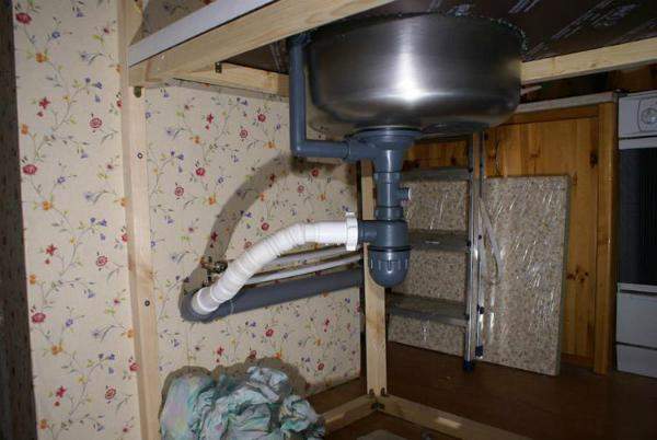 Подключенный сифон